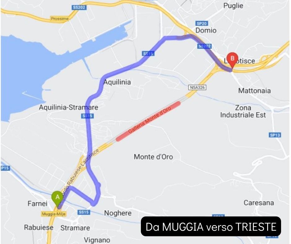 Tratto A SISTIANA – RABUIESE