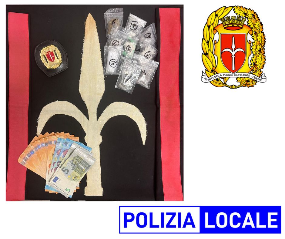 Controlli mirati antidegrado in piazza Garibaldi: la Polizia Locale sequestra diverse dosi di sostanze stupefacenti