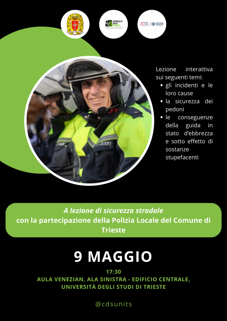 La Polizia Locale entra all’Università degli Studi di Trieste